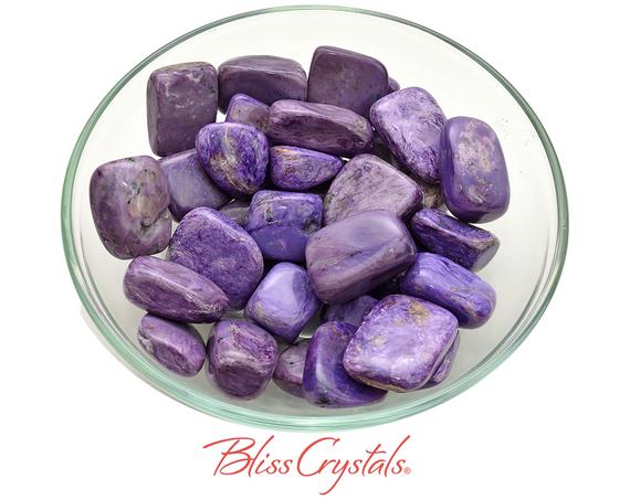 1 Charoite Tumbled Stone Rare Healing Crystal And Stone From Russia #ct49