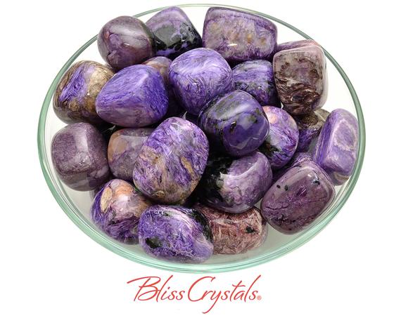 1 Charoite Tumbled Stone Xl Grade A Quality Healing Crystal And Stone Russia Rare #ct51