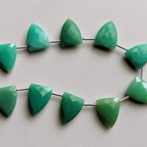 Shop Chrysoprase Faceted Beads! 12x16mm Chrysoprase Faceted Shield Beads, 8 Inch Natural Fancy Shield Shape Faceted Beads, 10 Pc Chryosoprase Gemstone For Jewelry – PKSG131 | Natural genuine faceted Chrysoprase beads for beading and jewelry making.  #jewelry #beads #beadedjewelry #diyjewelry #jewelrymaking #beadstore #beading #affiliate #ad