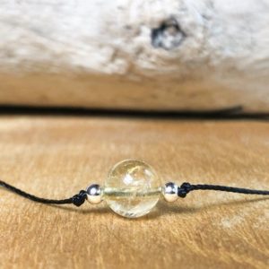 Agate/'Citrine Beads/'Sterling Silver Necklace,Choker,Gemstone beads,Christmas Gift/'Gemstone Choker Necklace/'Gift Idea,Citrine beads,Gift