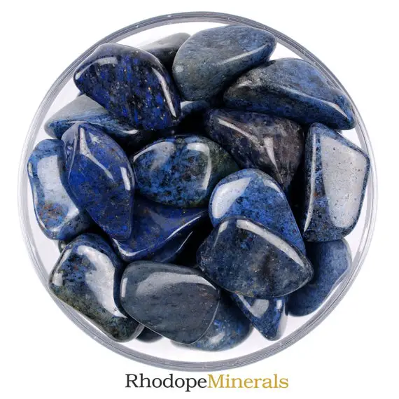 Dumortierite Tumbled Stone, Dumortierite, Dumortierite Crystals, Stones, Gifts, Crystals, Rocks, Gemstones, Zodiac, Healing Crystals, Favors