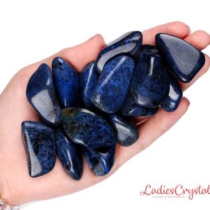 Dumortierite Tumbled Stone, Dumortierite, Tumbled Stones, Crystals, Stones, Gifts, Rocks, Gems, Gemstones, Zodiac Crystals, Healing Crystals | Natural genuine stones & crystals in various shapes & sizes. Buy raw cut, tumbled, or polished gemstones for making jewelry or crystal healing energy vibration raising reiki stones. #crystals #gemstones #crystalhealing #crystalsandgemstones #energyhealing #affiliate #ad