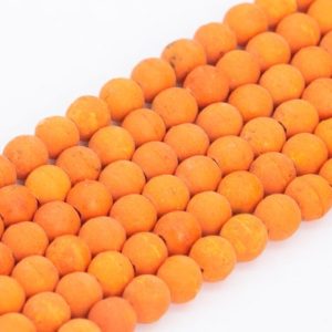 Shop Jade Bead Shapes! 4MM Matte Orange Rain Flower Jade Beads Grade AAA Apple Loose Beads 15" / 7.5" Bulk Lot Options (110069) | Natural genuine other-shape Jade beads for beading and jewelry making.  #jewelry #beads #beadedjewelry #diyjewelry #jewelrymaking #beadstore #beading #affiliate #ad