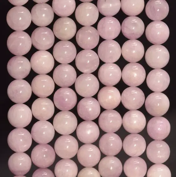 8mm Natural Kunzite Gemstone Grade Aa Lavender Light Pink Round Loose Beads 7.5 Inch Half Strand (80000846-157)