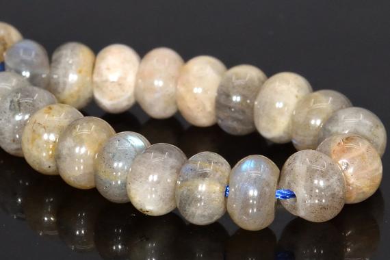 6x4mm Gray Labradorite Beads Grade Aa Genuine Natural Gemstone Half Strand Rondelle Loose Beads 7.5" Bulk Lot 1,3,5,10 And 50 (105032h-1396)