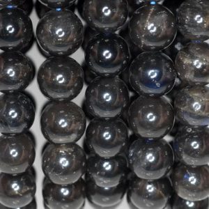 12mm Black Labradorite Gemstone Round 12mm Loose Beads 8 inch Half Strand (90182265-377) | Natural genuine round Array beads for beading and jewelry making.  #jewelry #beads #beadedjewelry #diyjewelry #jewelrymaking #beadstore #beading #affiliate #ad