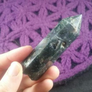 Shop Generator Crystals! Moss Agate Polished Self Standing Crystal Dark Green Obelisk Generator Stones Crystals Tower | Natural genuine stones & crystals in various shapes & sizes. Buy raw cut, tumbled, or polished gemstones for making jewelry or crystal healing energy vibration raising reiki stones. #crystals #gemstones #crystalhealing #crystalsandgemstones #energyhealing #affiliate #ad