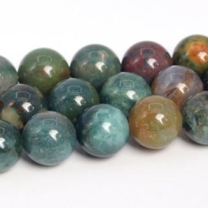 Shop Moss Agate Beads! 6MM Multicolor Moss Agate Beads Grade AAA Genuine Natural Gemstone Round Loose Beads 15" / 7.5"Bulk Lot Options (108721) | Natural genuine beads Moss Agate beads for beading and jewelry making.  #jewelry #beads #beadedjewelry #diyjewelry #jewelrymaking #beadstore #beading #affiliate #ad