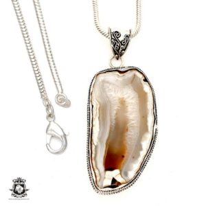 Shop Petrified Wood Pendants! 3.22 Inch Czech Republic PETRIFIED Wood STALACTITE Pendant & FREE 3MM Italian 925 Sterling Silver Chain V1778 | Natural genuine Petrified Wood pendants. Buy crystal jewelry, handmade handcrafted artisan jewelry for women.  Unique handmade gift ideas. #jewelry #beadedpendants #beadedjewelry #gift #shopping #handmadejewelry #fashion #style #product #pendants #affiliate #ad