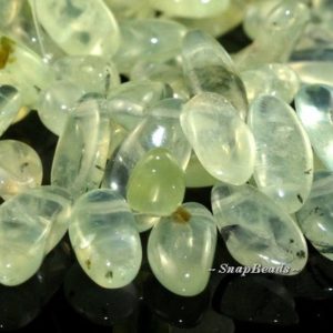 Shop Prehnite Beads! Moss Pond Prehnite Gemstones Stick Slice Pebble Chip 16X5MM Loose Beads 7.5 inch Half Strand (90108561-106) | Natural genuine beads Prehnite beads for beading and jewelry making.  #jewelry #beads #beadedjewelry #diyjewelry #jewelrymaking #beadstore #beading #affiliate #ad