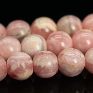 Shop Rhodochrosite Round Beads! 5MM Argentina Rhodochrosite Beads Grade A+ Light Pink Genuine Natural Gemstone Round Loose Beads 15.5" / 7.5" Bulk Lot Options (111105) | Natural genuine round Rhodochrosite beads for beading and jewelry making.  #jewelry #beads #beadedjewelry #diyjewelry #jewelrymaking #beadstore #beading #affiliate #ad