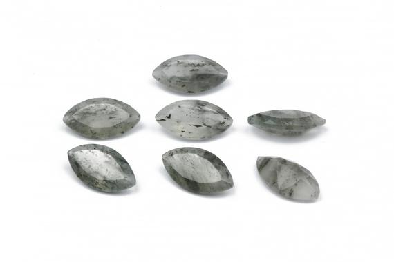 B Grade Black Rutilated Quartz Stone,marquise Stone,wholesale Gemstones,semiprecious Stones,natural Stones,loose Stones - B Quality