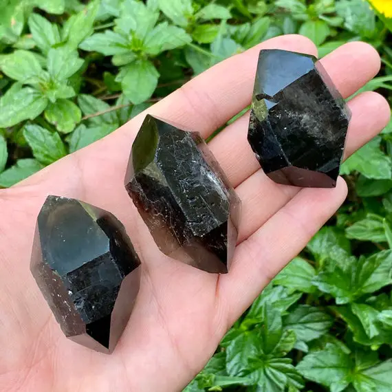 Large Double Terminated Smoky Quartz, Smoky Quartz, Points, Generator For Crystal Healing, Double Pointed, Double Terminated, Quartz,