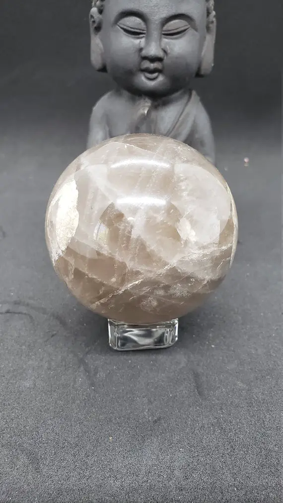 Smoky Quartz Sphere - Reiki Charged - Powerful Crystal Energy - Smokey Quartz Sphere With Phantoms!! #7