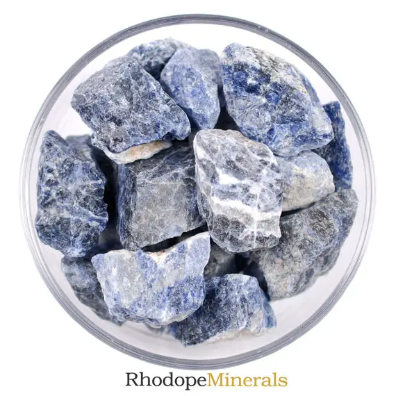 Sodalite Rough Stone, Raw Sodalite Stone, Sodalite, Raw Stones, Crystals, Rocks, Gifts, Stones, Gemstones, Zodiac Crystals, Healing Crystals
