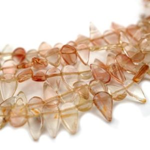 Oregon SunStone drop shape beads 6-9mm (ETB01482) Healing crystal/Unique jewelry/Vintage jewelry/オレゴンサンストーン | Natural genuine beads Gemstone beads for beading and jewelry making.  #jewelry #beads #beadedjewelry #diyjewelry #jewelrymaking #beadstore #beading #affiliate #ad