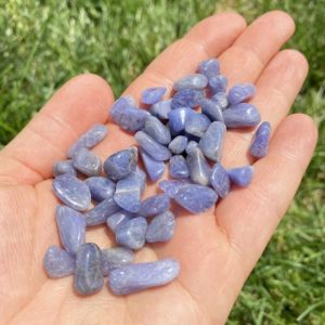 Shop Tanzanite Stones & Crystals! Tanzanite Stone Chip (0.25" – 0.4") – Grade A – tanzanite crystal – tanzanite tumbled stone – healing crystals – semi precious gemstones | Natural genuine stones & crystals in various shapes & sizes. Buy raw cut, tumbled, or polished gemstones for making jewelry or crystal healing energy vibration raising reiki stones. #crystals #gemstones #crystalhealing #crystalsandgemstones #energyhealing #affiliate #ad