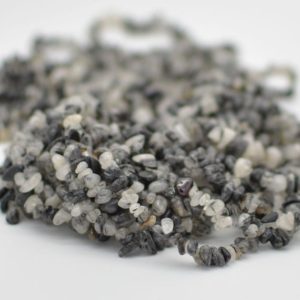 Shop Tourmaline Chip & Nugget Beads! High Quality Grade A Natural Black Rutilated Tourmaline Quartz Semi-precious Gemstone Chips Nuggets Beads – 5mm – 8mm, 32" Strand | Natural genuine chip Tourmaline beads for beading and jewelry making.  #jewelry #beads #beadedjewelry #diyjewelry #jewelrymaking #beadstore #beading #affiliate #ad