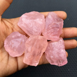 Raw Rose Quartz Crystal: Natural Pink Gemstone (30-40 MM) Raw Rose Quartz Crystal: Natural Pink Gemstone (30-40 MM)