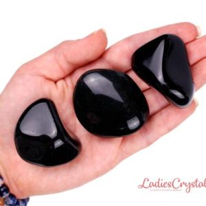 Shop Apache Tears Stones & Crystals! Black Obsidian Tumbled Stone, Black Obsidian, Tumbled Stones, Obsidian, Stones, Crystals, Rocks, Gifts, Wedding Favors, Gemstones, Gems | Natural genuine stones & crystals in various shapes & sizes. Buy raw cut, tumbled, or polished gemstones for making jewelry or crystal healing energy vibration raising reiki stones. #crystals #gemstones #crystalhealing #crystalsandgemstones #energyhealing #affiliate #ad