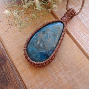 Shop Apatite Necklaces! Blue Apatite Necklace /February-March Birthstone | Natural genuine Apatite necklaces. Buy crystal jewelry, handmade handcrafted artisan jewelry for women.  Unique handmade gift ideas. #jewelry #beadednecklaces #beadedjewelry #gift #shopping #handmadejewelry #fashion #style #product #necklaces #affiliate #ad
