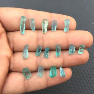 10 Piece Pencil Raw 4×8-5×11 MM Antique Rough,Natural Apatite Gemstone Rough, Natural Raw,Healing Crystals and Stones Rough,Blue Apatite Raw | Natural genuine stones & crystals in various shapes & sizes. Buy raw cut, tumbled, or polished gemstones for making jewelry or crystal healing energy vibration raising reiki stones. #crystals #gemstones #crystalhealing #crystalsandgemstones #energyhealing #affiliate #ad
