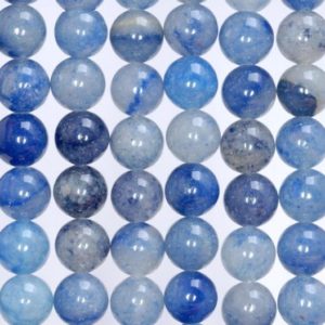 Shop Aventurine Round Beads! 6mm Blue Aventurine Gemstone Blue Round Loose Beads 15 inch Full Strand (80005842-M27) | Natural genuine round Aventurine beads for beading and jewelry making.  #jewelry #beads #beadedjewelry #diyjewelry #jewelrymaking #beadstore #beading #affiliate #ad