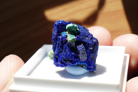 Fine Blue Azurite Cuprite Malachite Mineral Specimen