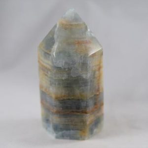 Shop Calcite Points & Wands! Lemurian Aquatine Calcite Tower | Natural genuine stones & crystals in various shapes & sizes. Buy raw cut, tumbled, or polished gemstones for making jewelry or crystal healing energy vibration raising reiki stones. #crystals #gemstones #crystalhealing #crystalsandgemstones #energyhealing #affiliate #ad