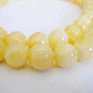Shop Calcite Beads! Calcite Beads Gemstone Yellow  Round 10mm | Natural genuine round Calcite beads for beading and jewelry making.  #jewelry #beads #beadedjewelry #diyjewelry #jewelrymaking #beadstore #beading #affiliate #ad
