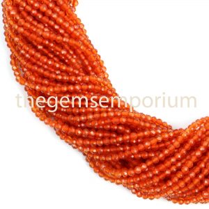 Shop Carnelian Faceted Beads! Carnelian Beads,Carnelian Faceted Rondelle Beads,Carnelian Rondelle Beads,2-2.25mm Carnelian Beads,Carnelian Faceted,Wholesale Beads | Natural genuine faceted Carnelian beads for beading and jewelry making.  #jewelry #beads #beadedjewelry #diyjewelry #jewelrymaking #beadstore #beading #affiliate #ad