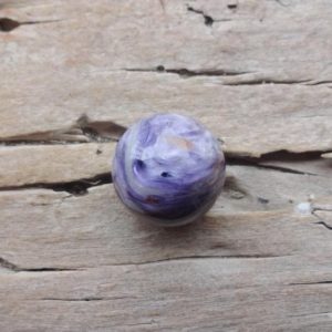 Lilac Charoite Sphere 26mm / Gemstone Natural Russian Stones | Natural genuine stones & crystals in various shapes & sizes. Buy raw cut, tumbled, or polished gemstones for making jewelry or crystal healing energy vibration raising reiki stones. #crystals #gemstones #crystalhealing #crystalsandgemstones #energyhealing #affiliate #ad