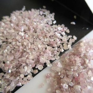 Shop Diamond Chip & Nugget Beads! 1mm To 3mm Natural Pink Diamond Flat Slices, Pink Color Raw Rough Uncut Diamond Slices For Jewelry, Sold As 5CTW/10CTW/50CTW | Natural genuine chip Diamond beads for beading and jewelry making.  #jewelry #beads #beadedjewelry #diyjewelry #jewelrymaking #beadstore #beading #affiliate #ad