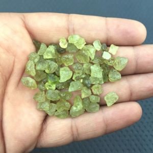 Shop Raw & Rough Garnet Stones! 50 Piece Natural Green Garnet Gemstone Rough,Size 2-4 MM Green Raw,Green Natural Grossular Stone,Making Green Garnet Jewelry | Natural genuine stones & crystals in various shapes & sizes. Buy raw cut, tumbled, or polished gemstones for making jewelry or crystal healing energy vibration raising reiki stones. #crystals #gemstones #crystalhealing #crystalsandgemstones #energyhealing #affiliate #ad