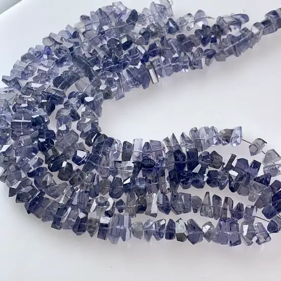 Iolite Faceted Chips