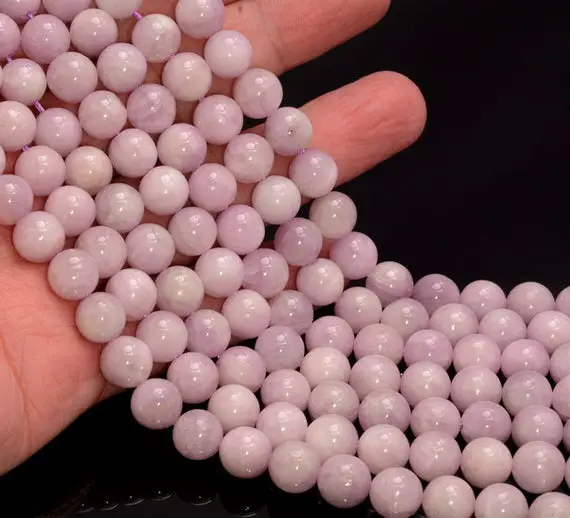 Pink Purple Kunzite Gemstone Grade Aaa Round 7mm 8mm 9mm 10mm Loose Beads 7.5 Inch Half Strand (a271)