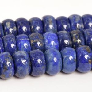 Shop Lapis Lazuli Rondelle Beads! 7-8×1-6MM Deep Blue Lapis Lazuli Beads Afghanistan Grade A Genuine Natural Gemstone Rondelle Loose Beads 15"/ 7.5" Bulk Lot Options (108749) | Natural genuine rondelle Lapis Lazuli beads for beading and jewelry making.  #jewelry #beads #beadedjewelry #diyjewelry #jewelrymaking #beadstore #beading #affiliate #ad