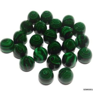 Shop Malachite Cabochons! 1 Pieces 10x10mm Malachite Bullet Shape Cabochon Gemstone, Malachite Bullet Cabochon Loose Gemstone, Malachite Cabochon Bullet Gemstone | Natural genuine stones & crystals in various shapes & sizes. Buy raw cut, tumbled, or polished gemstones for making jewelry or crystal healing energy vibration raising reiki stones. #crystals #gemstones #crystalhealing #crystalsandgemstones #energyhealing #affiliate #ad