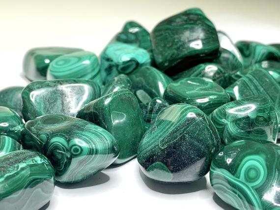 Malachite Tumbled Stones