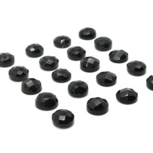 Shop Onyx Cabochons! Round faceted cabochons,gemstones cabochons,onyx cabochons,black cabochons,faceted stones,rose cut gemstones,black onyx,AA Quality | Natural genuine stones & crystals in various shapes & sizes. Buy raw cut, tumbled, or polished gemstones for making jewelry or crystal healing energy vibration raising reiki stones. #crystals #gemstones #crystalhealing #crystalsandgemstones #energyhealing #affiliate #ad