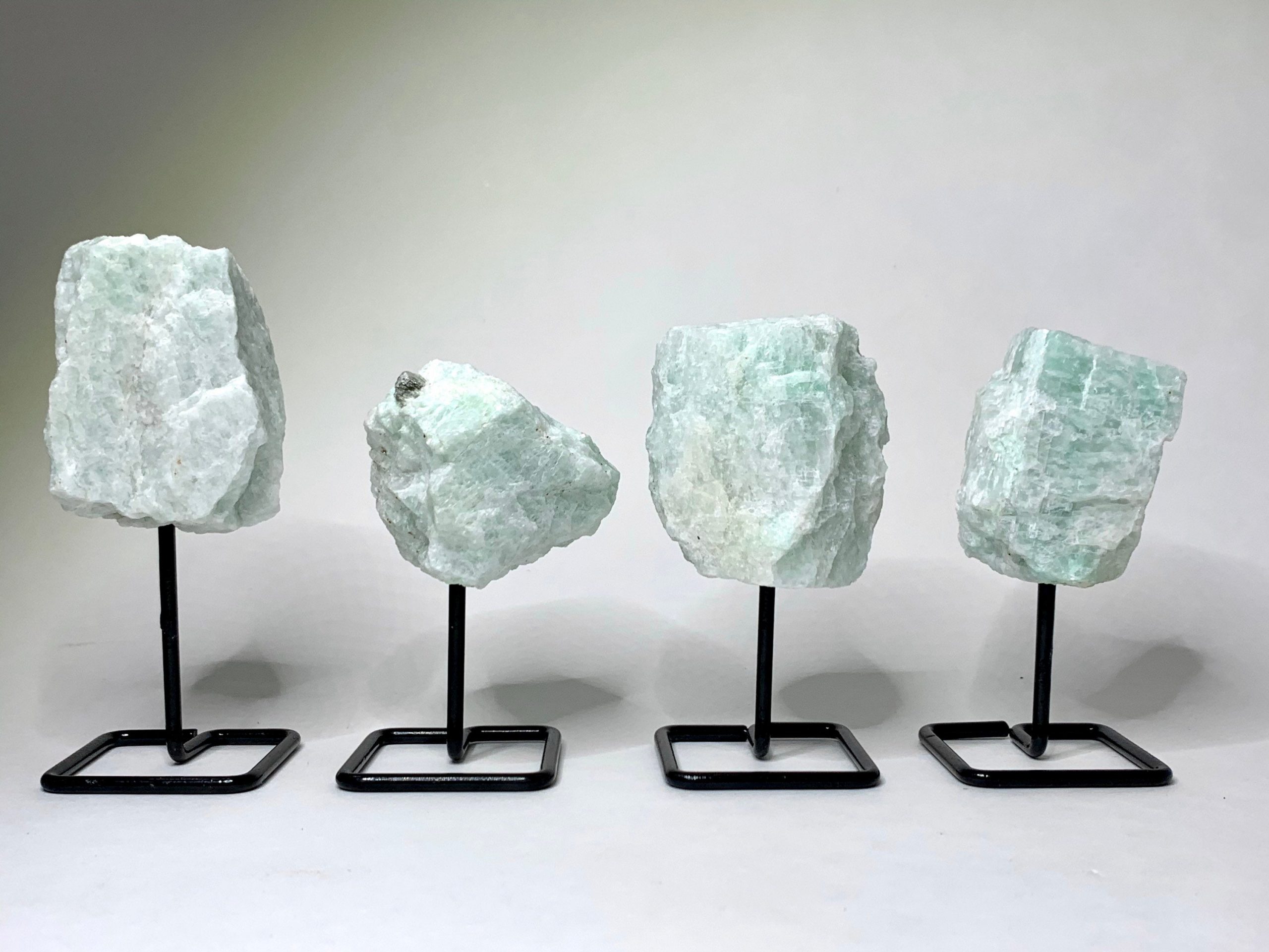 Raw Amazonite On Stand