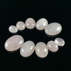 Shop Rose Quartz Cabochons! 10pcs Rose Quartz Cabochons Oval Cabochons Gemstone Dome Cabochons Pink Quartz Crystal Cabs 8×10 10×12 12×16 13×18 15×20 GC | Natural genuine stones & crystals in various shapes & sizes. Buy raw cut, tumbled, or polished gemstones for making jewelry or crystal healing energy vibration raising reiki stones. #crystals #gemstones #crystalhealing #crystalsandgemstones #energyhealing #affiliate #ad