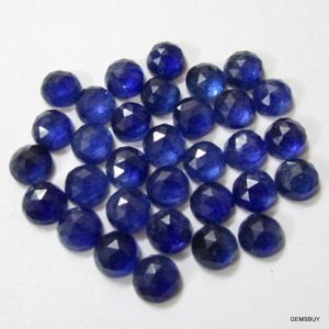 Shop Sapphire Cabochons! 1 pieces 6mm Blue Sapphire Rosecut Cabochon Round Gemstone, Blue Sapphire Round Rose Cut AA Quality Gemstone, Blue Sapphire Rose Cut Round | Natural genuine stones & crystals in various shapes & sizes. Buy raw cut, tumbled, or polished gemstones for making jewelry or crystal healing energy vibration raising reiki stones. #crystals #gemstones #crystalhealing #crystalsandgemstones #energyhealing #affiliate #ad