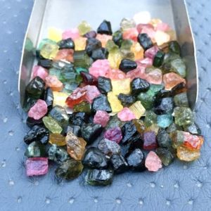 Shop Raw & Rough Tourmaline Stones! 50 Pieces Tourmaline 4-6 Mm Raw, Natural Multi Tourmaline Gemstone, tiny Rough Stone, untreated Multi Tourmaline, tiny Gemstone Tourmaline Raw | Natural genuine stones & crystals in various shapes & sizes. Buy raw cut, tumbled, or polished gemstones for making jewelry or crystal healing energy vibration raising reiki stones. #crystals #gemstones #crystalhealing #crystalsandgemstones #energyhealing #affiliate #ad