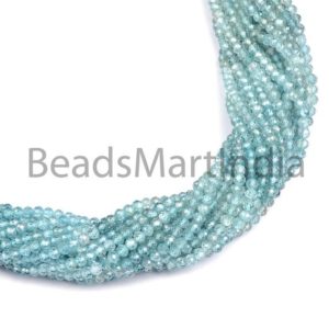 Shop Zircon Beads! Blue Zircon Shaded Faceted Machine Cut Rondelle 3-3.50MM Beads, Blue Zircon Diamond Cut Rondelle Shape Beads, Blue Zircon Faceted Beads | Natural genuine faceted Zircon beads for beading and jewelry making.  #jewelry #beads #beadedjewelry #diyjewelry #jewelrymaking #beadstore #beading #affiliate #ad