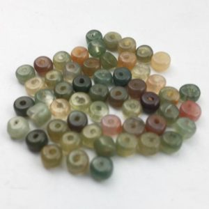 Shop Moss Agate Beads! 4mm Moss Agate Heishi Beads,  20 Pieces | Natural genuine beads Moss Agate beads for beading and jewelry making.  #jewelry #beads #beadedjewelry #diyjewelry #jewelrymaking #beadstore #beading #affiliate #ad