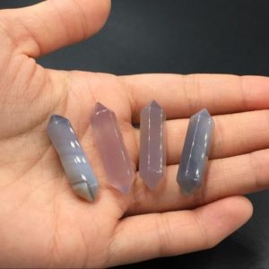 Shop Agate Stones & Crystals! Gray Agate Points Double Terminated Agate Wand Grey Gemstone Point Perfect for Wire Wrapping Mineral Healing Stoned 1piece OB | Natural genuine stones & crystals in various shapes & sizes. Buy raw cut, tumbled, or polished gemstones for making jewelry or crystal healing energy vibration raising reiki stones. #crystals #gemstones #crystalhealing #crystalsandgemstones #energyhealing #affiliate #ad