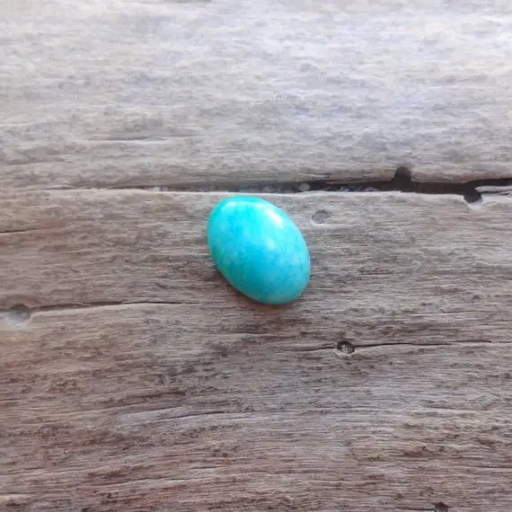 Amazonite Oval Cabochon 14x8mm Green Mint Cabochon For Ring