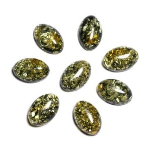 Shop Amber Stones & Crystals! 1pc – Cabochon Ambre naturelle Ovale 10x8mm Vert noir jaune – 7427039731935 | Natural genuine stones & crystals in various shapes & sizes. Buy raw cut, tumbled, or polished gemstones for making jewelry or crystal healing energy vibration raising reiki stones. #crystals #gemstones #crystalhealing #crystalsandgemstones #energyhealing #affiliate #ad