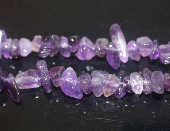 8-12mm Natural Amethyst Quartz Chip Nugget Beads,wholesale Loose Beads Supply,one Strand 15",amethyst Quartz Beads
